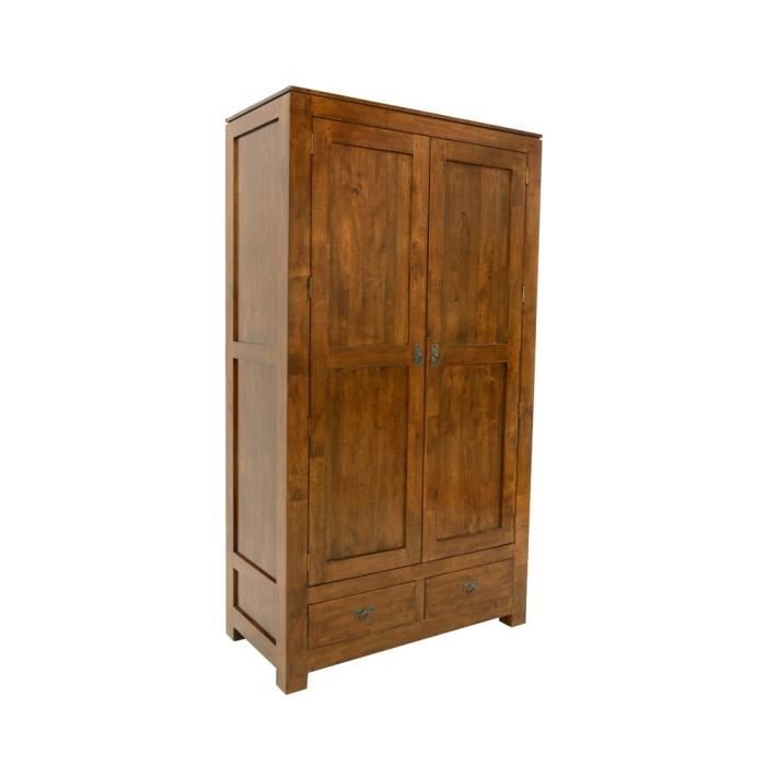 Ethnik Chic Armoire Penderie 2 Portes 2 Tiroirs Maya Chene Moyen Achat Vente Armoire De Chambre Ethnik Chic Armoire Soldes Sur Cdiscount Des Le 20 Janvier Cdiscount