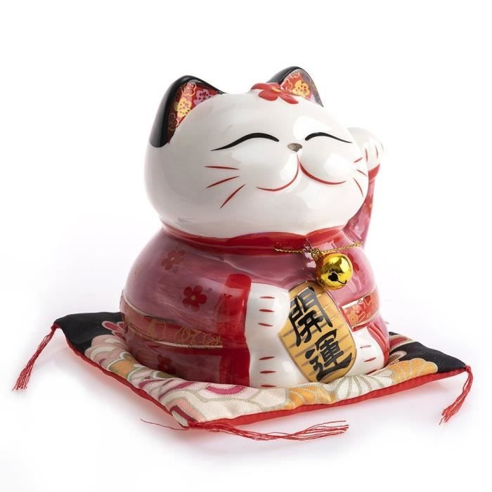 Le Chat Japonais Qui Invite Maneki Neko Porte Bonheur Cdiscount Maison Le Chat Japonais Qui Invite Maneki Neko Porte Bonheur Cdiscount Maison