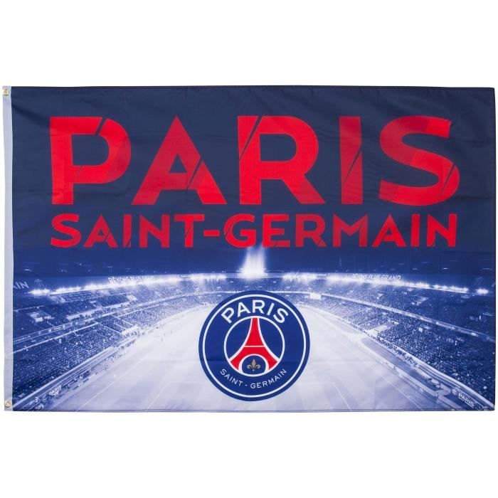 Drapeau PSG - Collection officielle Paris Saint Germain - Cdiscount