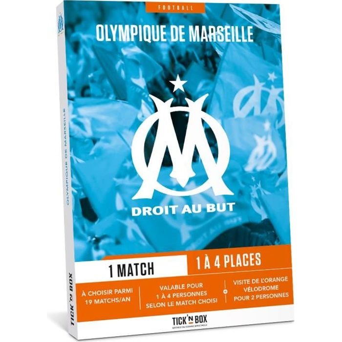 Coffret cadeau Olympique de Marseille Tickn