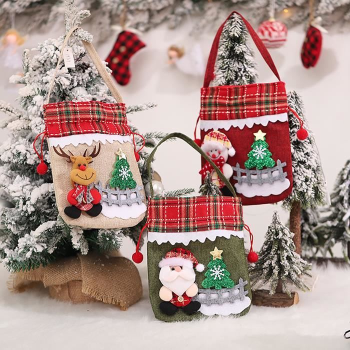 Pochette 2025 tissu noel