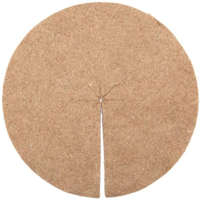 Chimney Sheep Lot De 10 Tapis De Toile De Jute 40cm - Protection Anti-Mauvaises Herbes Pour Arbres Et Plantes