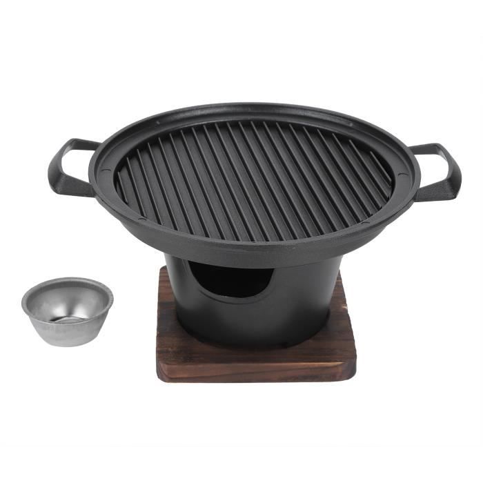 YUEYUEBUY Mini Gril de Barbecue Portable Sans Fumée Domestique Poêle à Charbon Accessoires de Barbecue 26x21x12.5cm