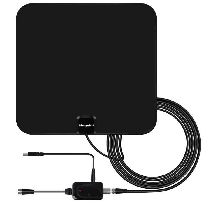 Antenne Tv Interieur Puissante Amplificateur Antenne Tnt Numerique Hdtv Uhf Vhf Interieur Puissante Ultra Plate Fine Cable 5m 1m Antenne Rateau Avis Et Prix Pas Cher Cdiscount