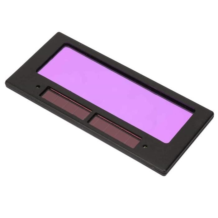 Lentille De Soudure à Assombrissement Automatique Solaire - DIN3.5 à DIN11 - Pour Casque Soudure - 108x51,5 Mm