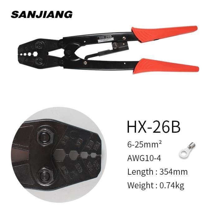 Bleu Clair - Pince à Sertir à Cliquet SN 2549 Pour Connecteurs Dupont