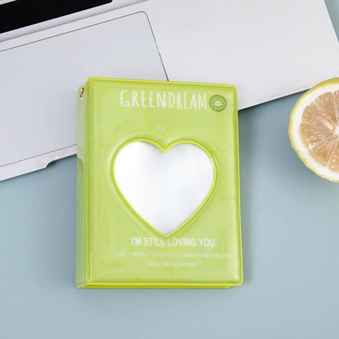 ROOBZE Mini Album Photo,Creux Petit Album Photo, 3 Pouces Photocard