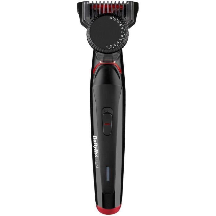 Tondeuse à barbe - BABYLISS T861E - Lames 34 mm en acier inoxydable - Avec ou sans fil - 1 guide de 