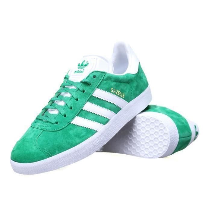 ADIDAS ORIGINALS Baskets Gazelle Chaussures Homme Vert et blanc