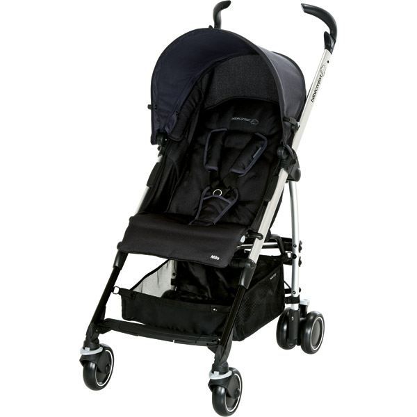 Poussette 4 Roues Mila Total Black 12 Cdiscount Puericulture Eveil Bebe