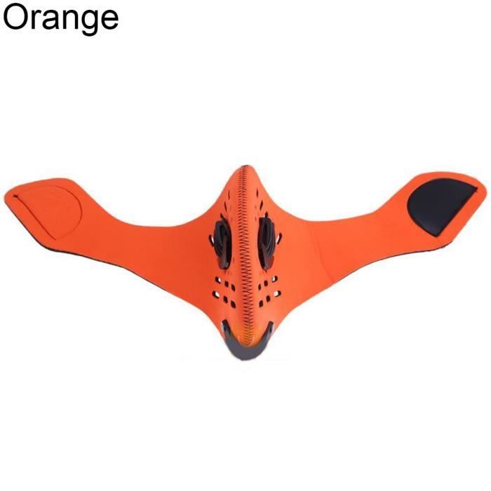 Masque D'entraînement Anti-pollution Pour Vélo, Course & Fitness - Noir, Tissu Imperméable - Unisexe Adulte