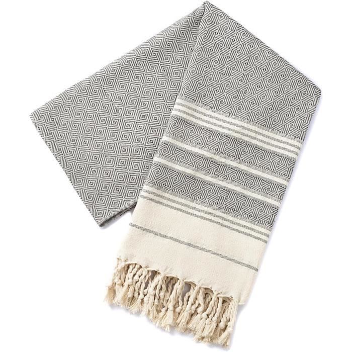 Serviette De Plage Extra Grande 180x80cm - Séchage Rapide, Légère Et Anti-sable
