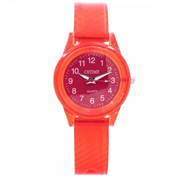 Montre Femme CHTIME bracelet Plastique Rouge 62915