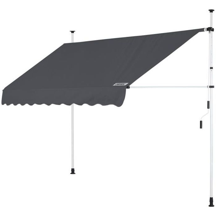 Store banne manuel rétractable Auvent terrasse Marquise sans perçage