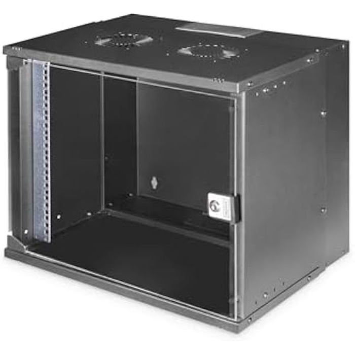 Armoire réseau - DIGITUS - Rack 19 Pouces 9U - Montage mural - Profondeur 400 mm - IP20