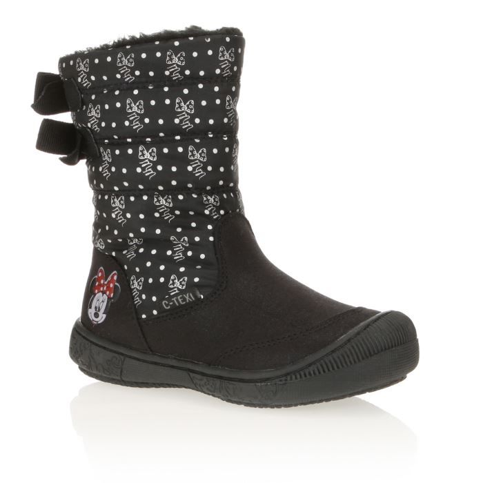 Minnie Apres Ski Bebe Et Enfant Fille Noir Cdiscount Chaussures