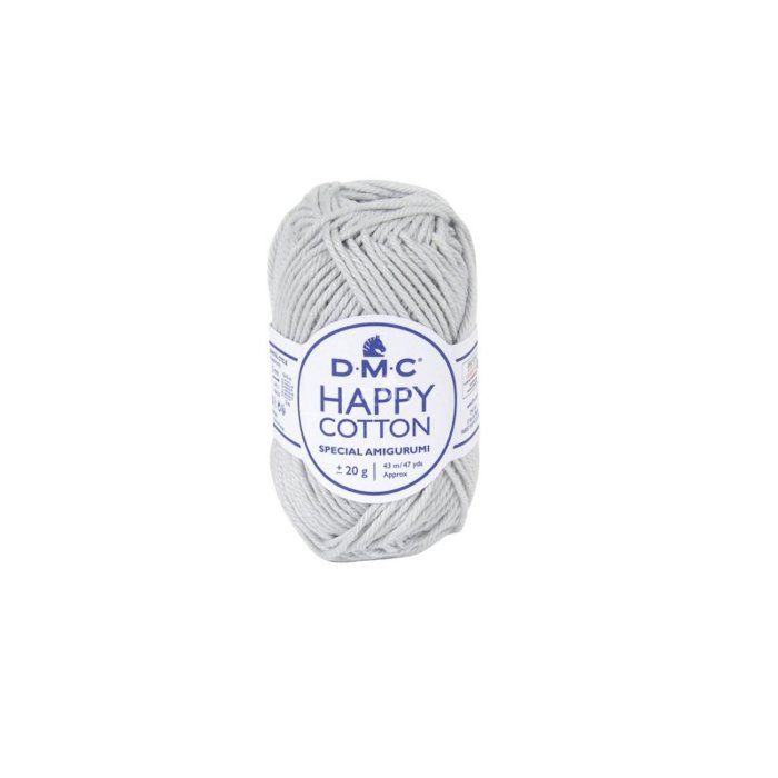 Fil Natura Happy Cotton DMC 3mm - 20g, Couleur 788 Jaune, Pour Amigurumi