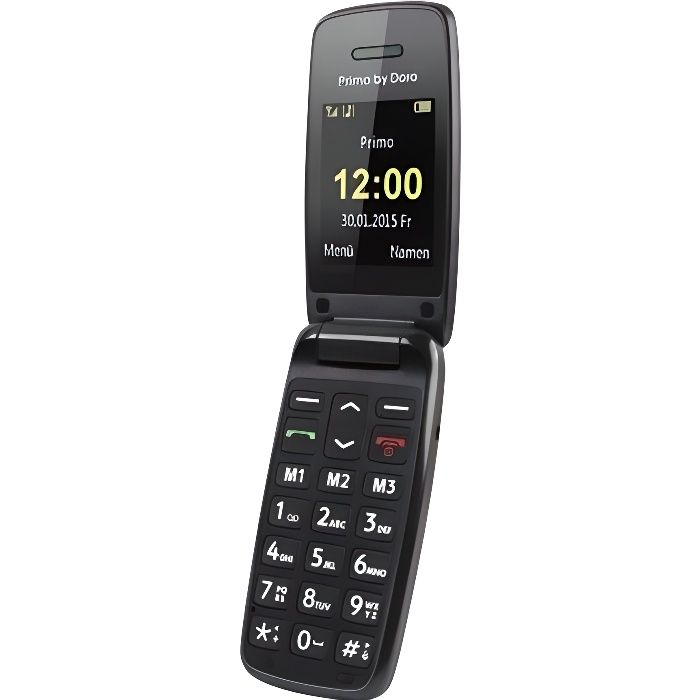 Téléphone mobile Doro Primo 401 Rouge - GSM - Clapet (escamotable) - 2\