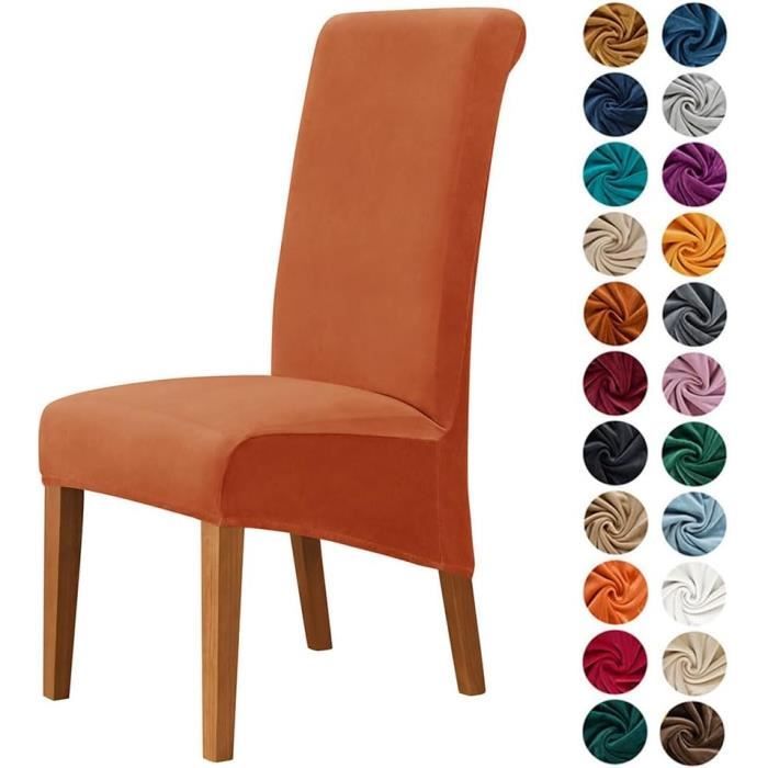 Housses Polyester Spandex Lavables Housses De Chaise Odot Lot De 2 - Polyester Extensible Bleu Ciel Pour Salle à Manger Protections Chaises Extensibles