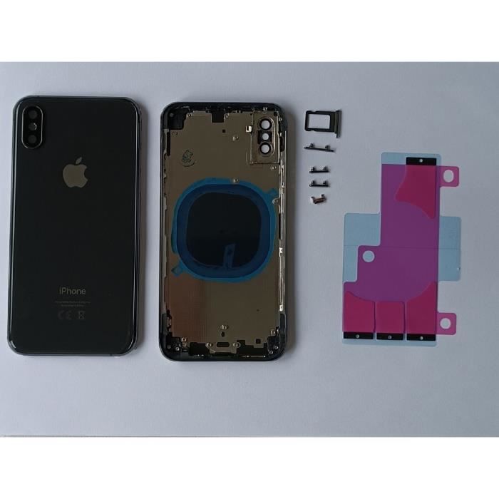 Chassis nu avec vitre arrière Blanc iPhone 13 Mini - Kit Outils Offert