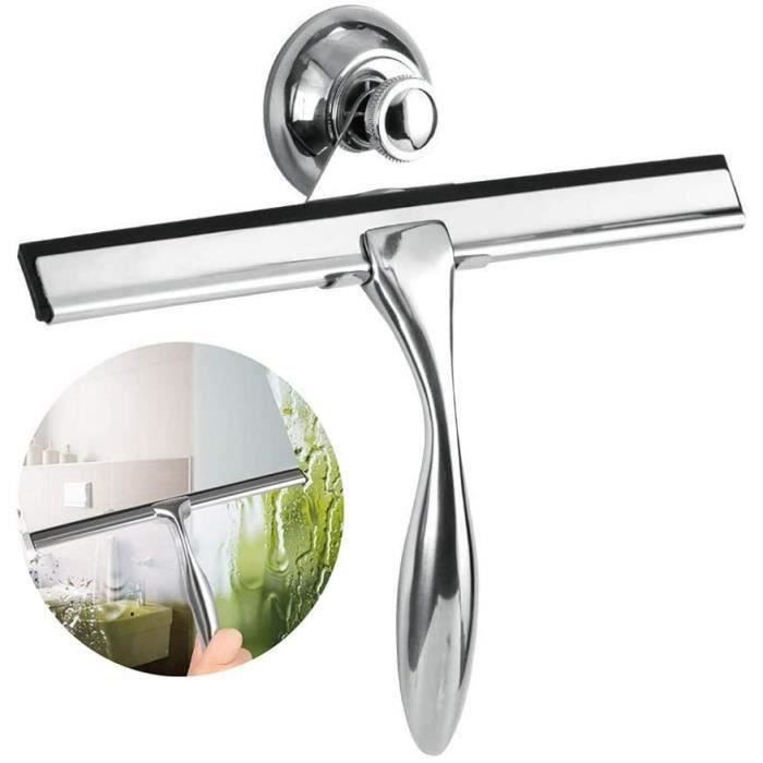 Lot De 2 Mini Raclettes De Douche - Lame Silicone, Pour Vitres, Miroirs, Carrelage, Voiture, Salle De Bain - 4