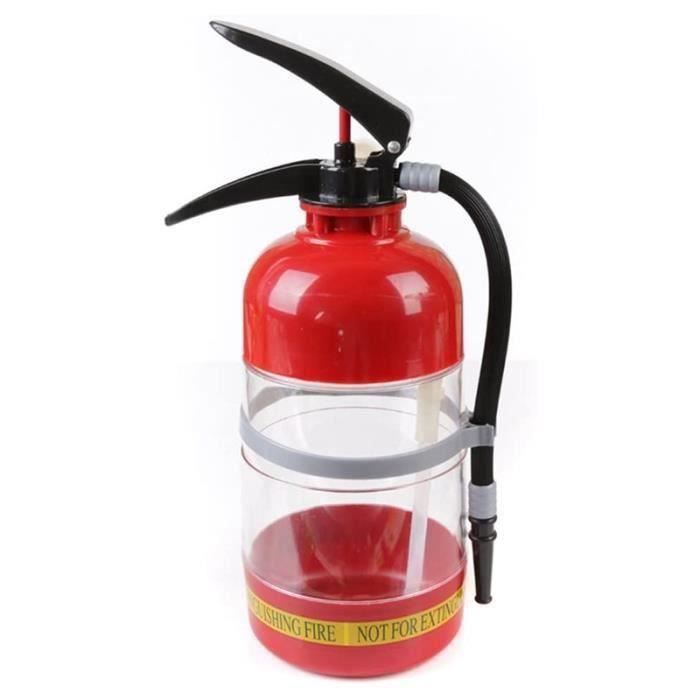 Distributeur De Bière En Forme D'Extincteur - 2 Litres - Rouge - Pour Fêtes, Vin, Bière - Accessoire Bar Original