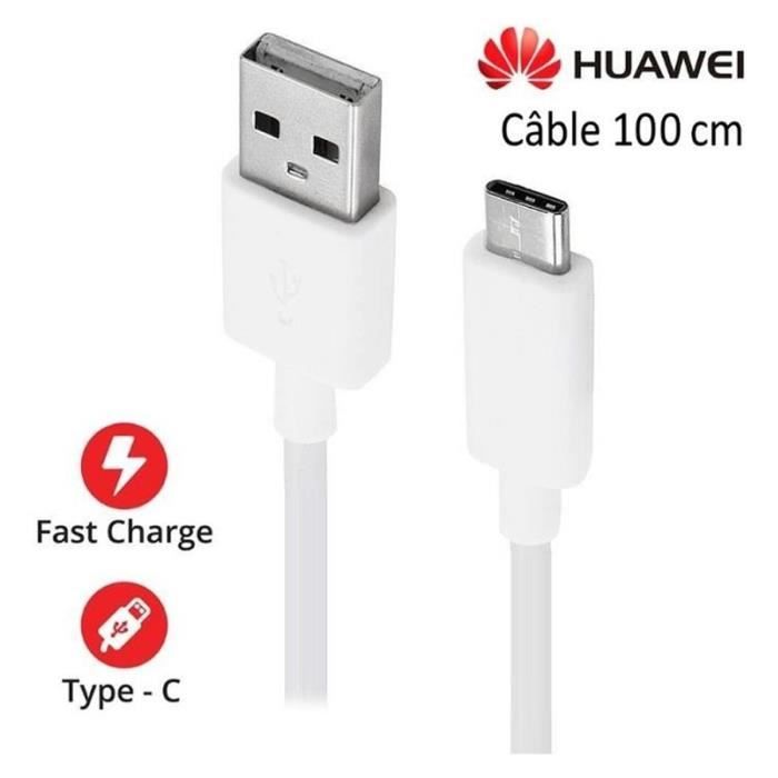 Pour Huawei P20 Pro 6.1: Câble USB-C Original 1 Mètre - Cdiscount  Téléphonie