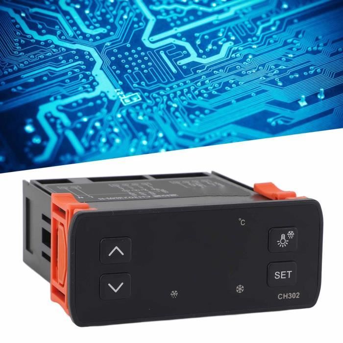 Prise Contrôleur De Température Numérique 230V Avec Sonde - Thermostat Pour Terrarium, Serre, Incubateur - 1