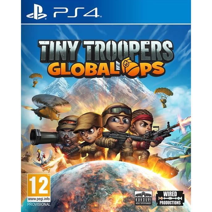 Jeu vidéo - Tiny Troopers - Global Ops - Tir arcade twin-stick - Multijoueur 4 joueurs - PS4