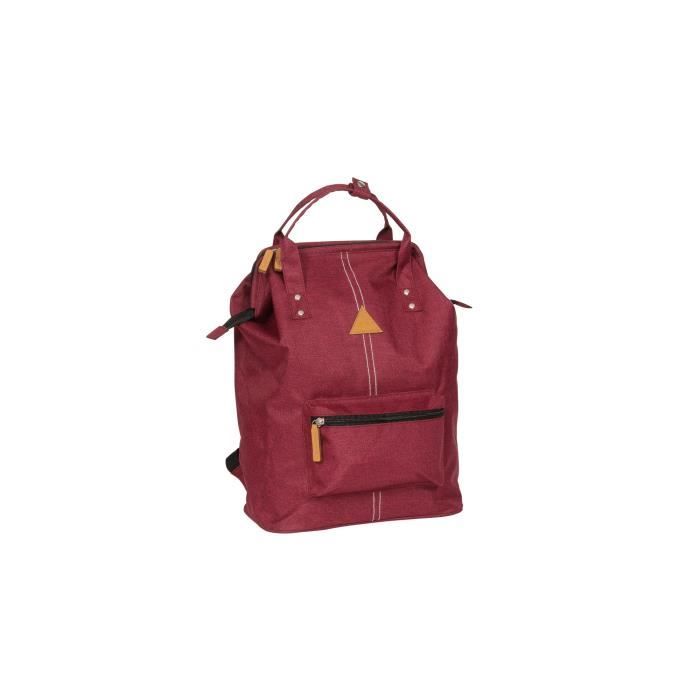 Sac à dos - KIDABORD - Poids Plume - Bordeaux - Grand angle - 28cm x 40cm x 16cm
