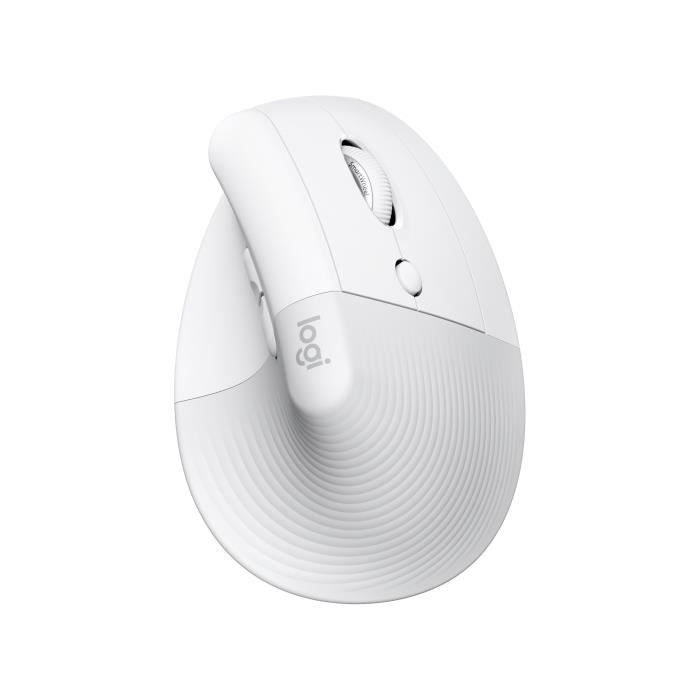 Logitech - Souris Lift pour Mac - Ergonomique sans fil - Blanc