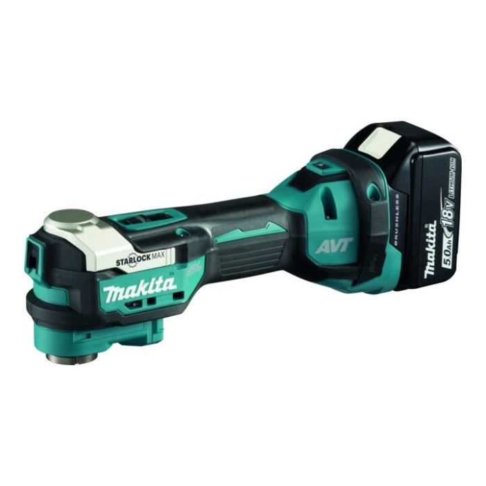 Outil multifonction sans fil Makita 18 V DTM52T1JX2 - vue 2