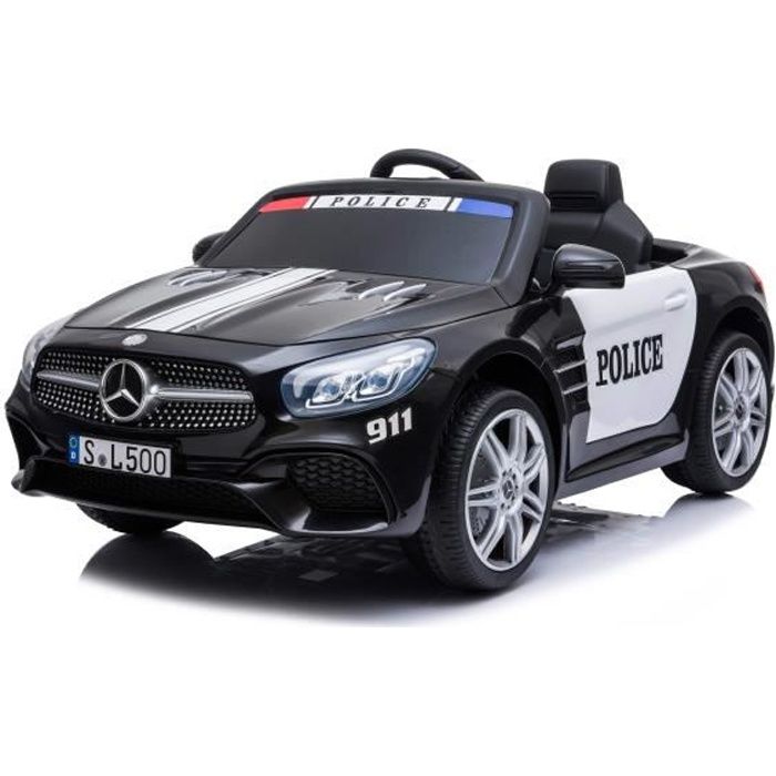 Mercedes Benz Sl500 Voiture De Police Electrique Pour Enfant 2 X 40w Avec Telecommande Cdiscount Jeux Jouets