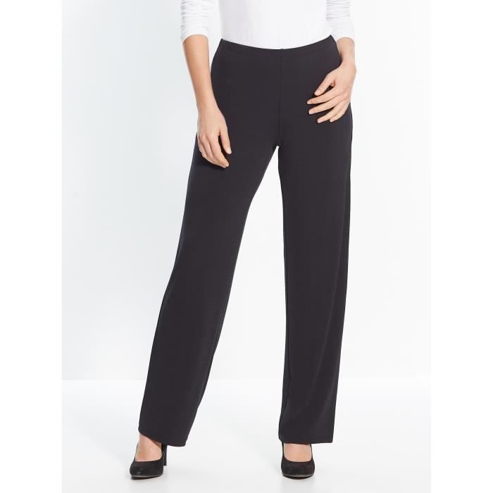 Pantalon maille store fluide femme