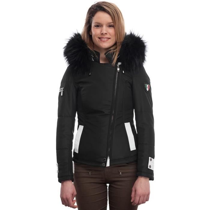 doudoune a fourrure femme