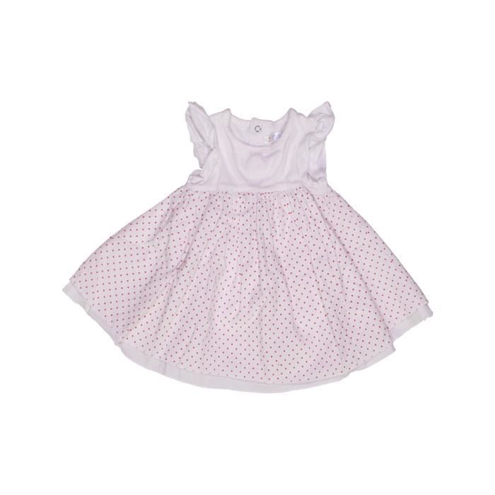 Robe Bebe Fille Kiabi 3 Mois Blanc Ete Blanc Cdiscount Pret A Porter