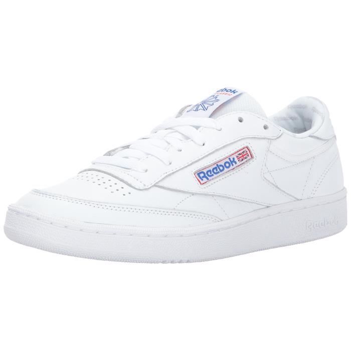 reebok blanche bleu rouge