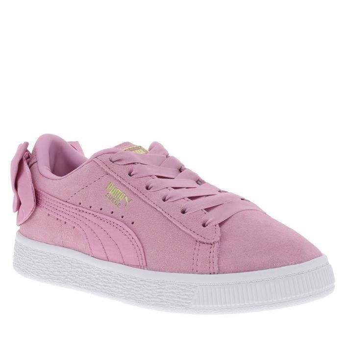 chaussure puma rose fille