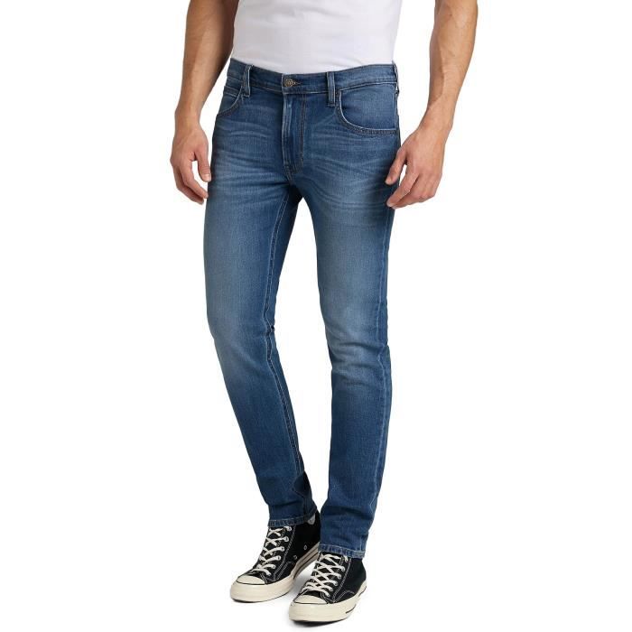 LEE Jeans Homme Bleu Coton GR70605 Bleu Cdiscount Pr t Porter