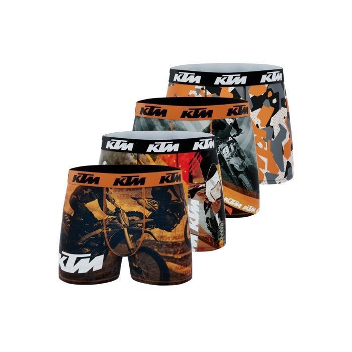 Pack 2 Boxers Ktmicrofibra - Con Los Colores Característicos De La Marca Ktm