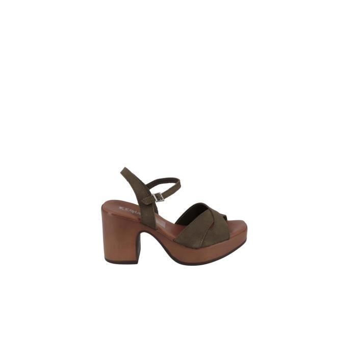 sandale talon bride croisée
