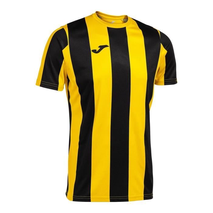 Joma Short Glasgow Noir/Jaune - Short De Sport Mixte Bébé Enfant Confortable Et Coloré