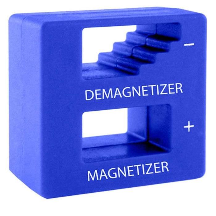 OCIODUAL Magnétiseur Démagnétiseur de Tournevis vis Outils Aimant Magnetizer Magnet Bleu