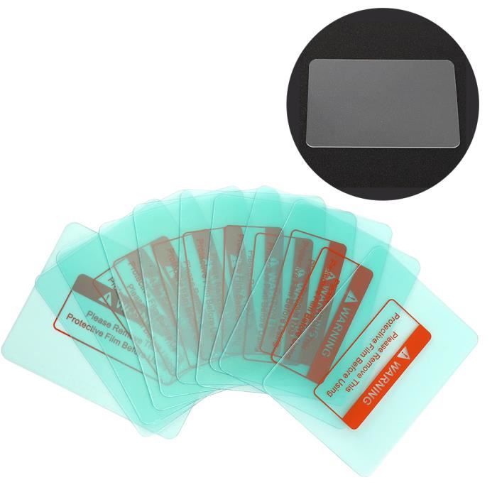 Set De 6 Films De Protection En Polyester Pour Cabine De Sablage - 23 X 11 Pouces (environ 58,5 X 28 Cm) - Adhésif Double Face - 10