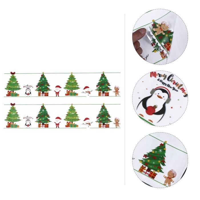 Lot De 27 Stickers électrostatiques Flocons De Neige Pour Fenêtre | Déco Noël Amovible Et Réutilisable | Taille 50x35 Cm