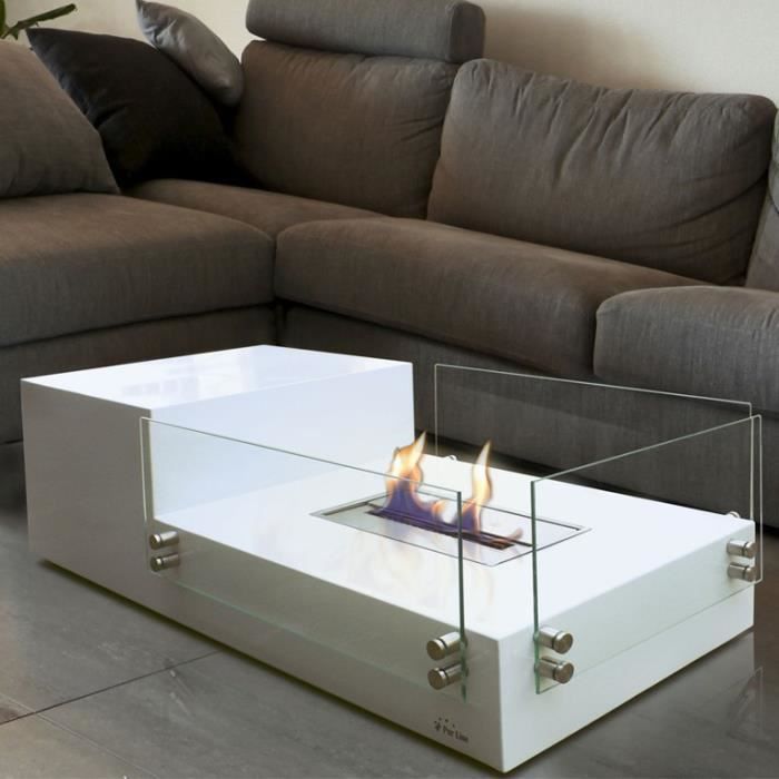Poseidon Une Table De Salon Avec Cheminee Bio Ethanol Puissante Integree Superbe Achat Vente Cheminee Poseidon Une Table De Salon Cdiscount