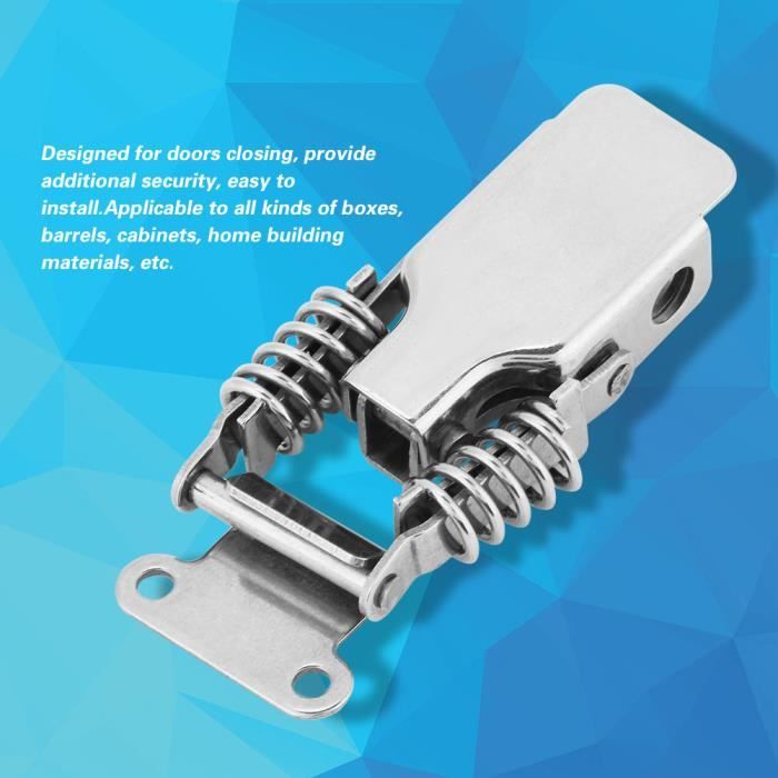 Krtopo Serrure Antivol En Acier Inoxydable Pour Remorque, Caravane, Camion, Camping-car, Voiture