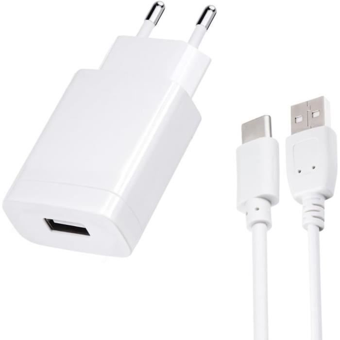 Station D’accueil Avec Câble USB-C Pour Oppo A16K – Support Chargeur De Bureau (Noir)