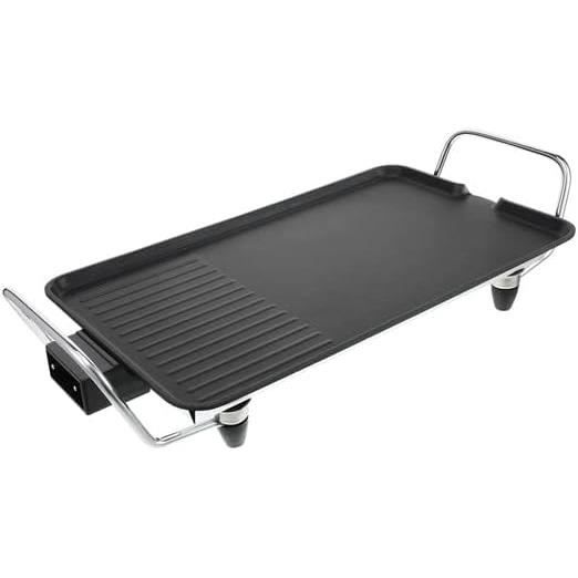 Plaque Chauffante électrique Antiadhésive Nihcora - Gril Barbecue 30 Cm, 1200W, Sans Fumée, Prise EU, Parfait Pour Crêpes, Steaks Et Plus - 5