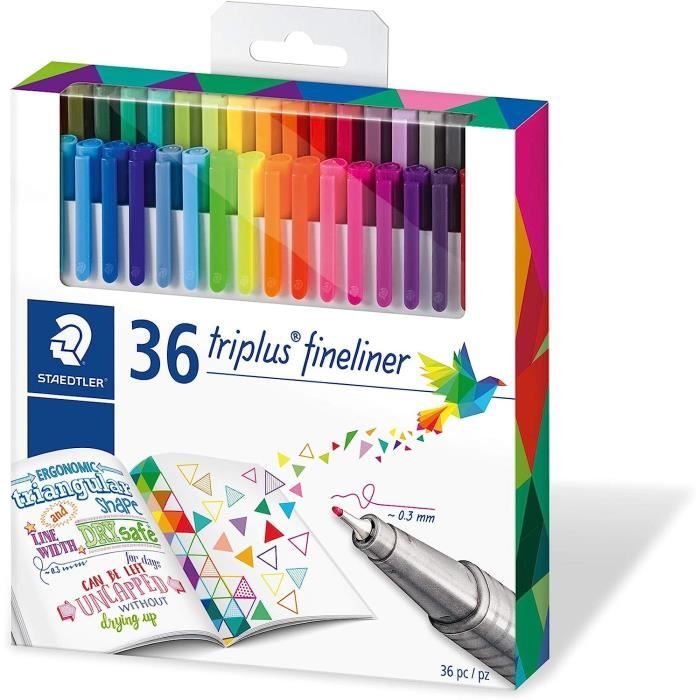 Staedtler Triplus Fineliner, Feutres à pointe extra-fine pour écriture ...